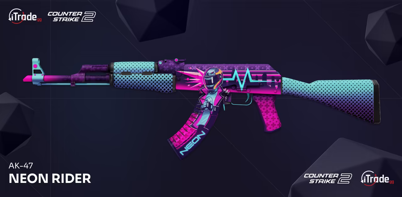 CS2 skin AK-47 Neon Rider