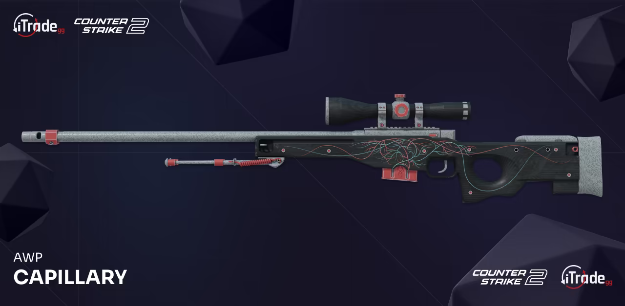 CS2 skin AWP Capillary