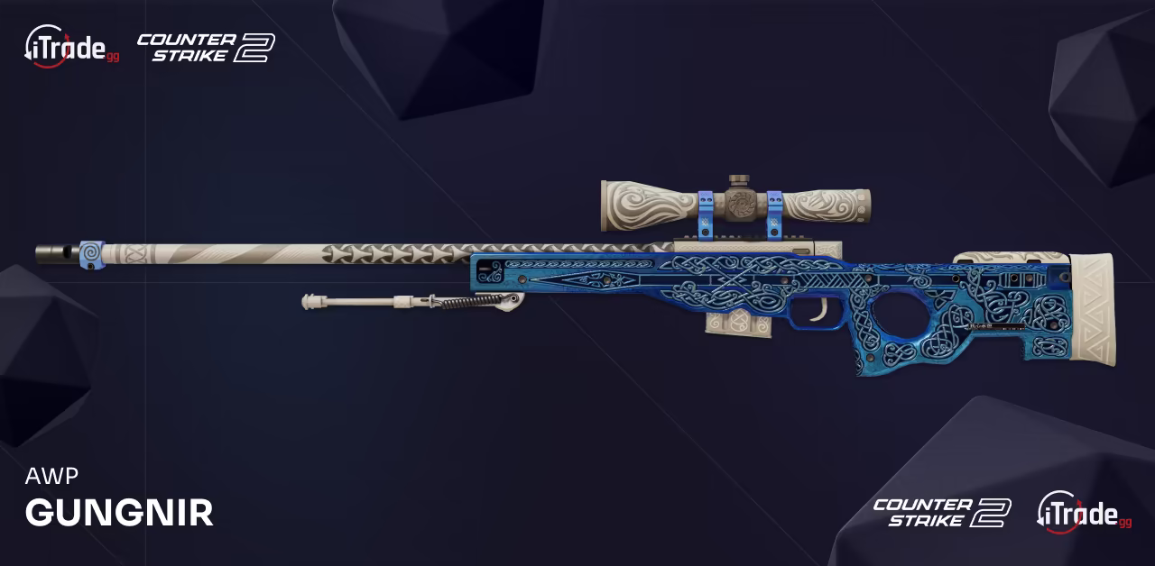CS2 skin AWP Gungnir