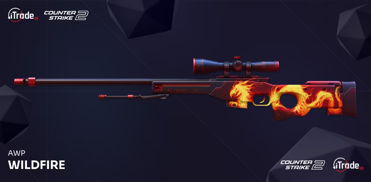 CS2 skin AWP Wildfire