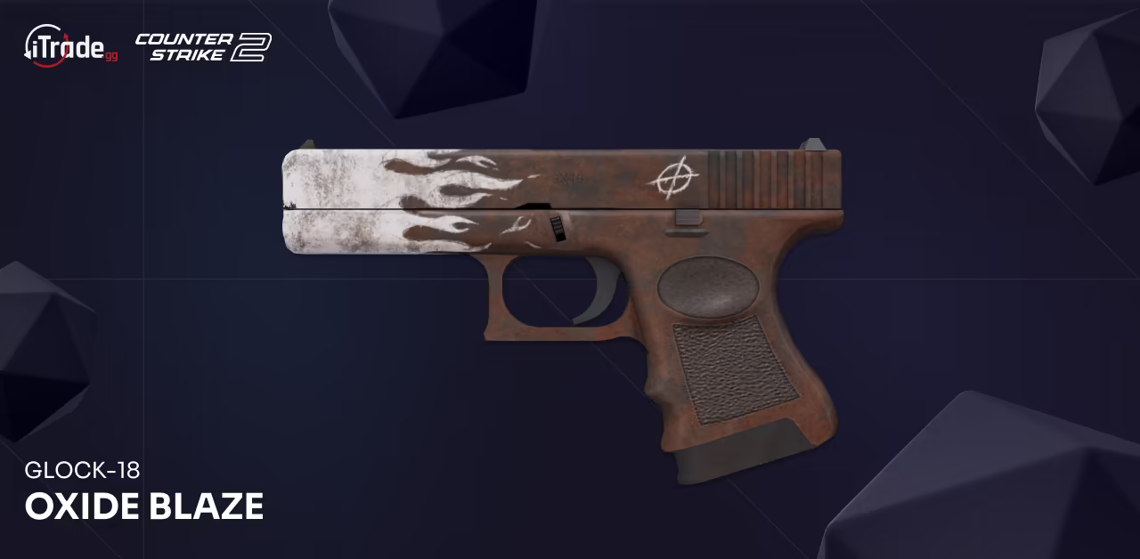 CS2 skin Glock-18 Oxide Blaze