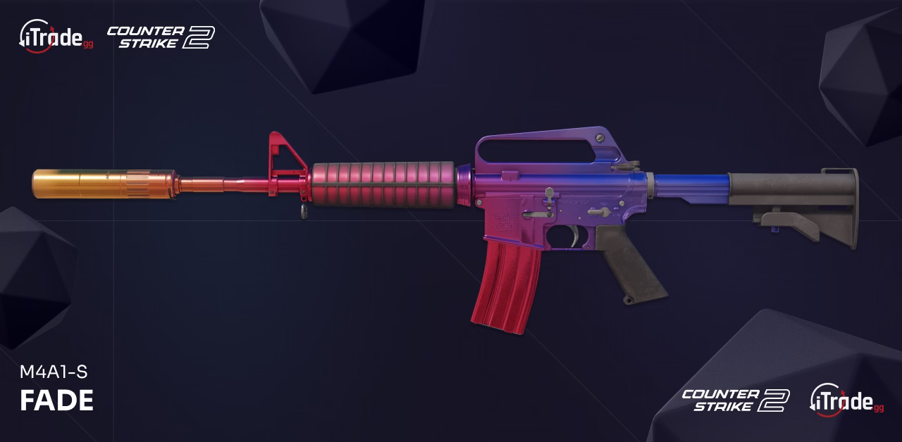 CS2 skin M4A1-S Fade