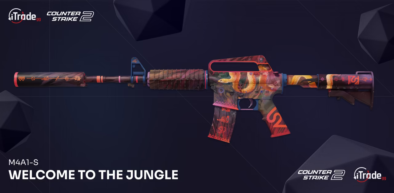 CS2 skin M4A1-S Welcome to the Jungle