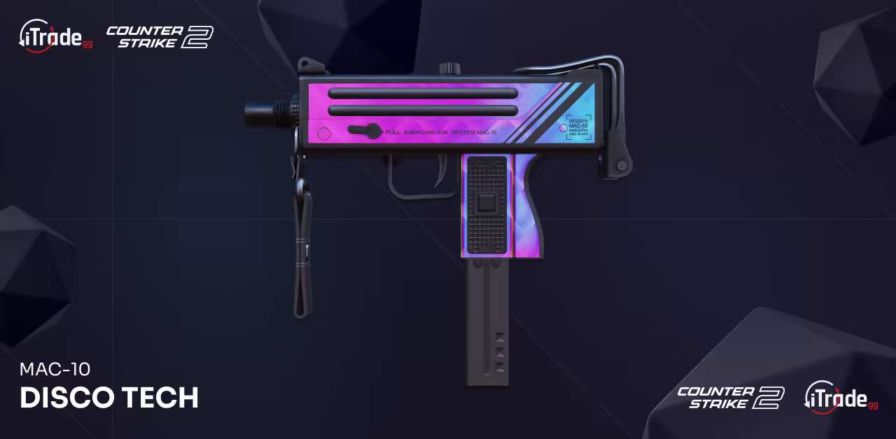 CS2 skin MAC-10 Disco Tech