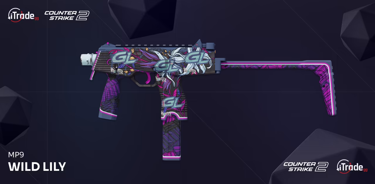 CS2 skin MP9 | Wild Lily